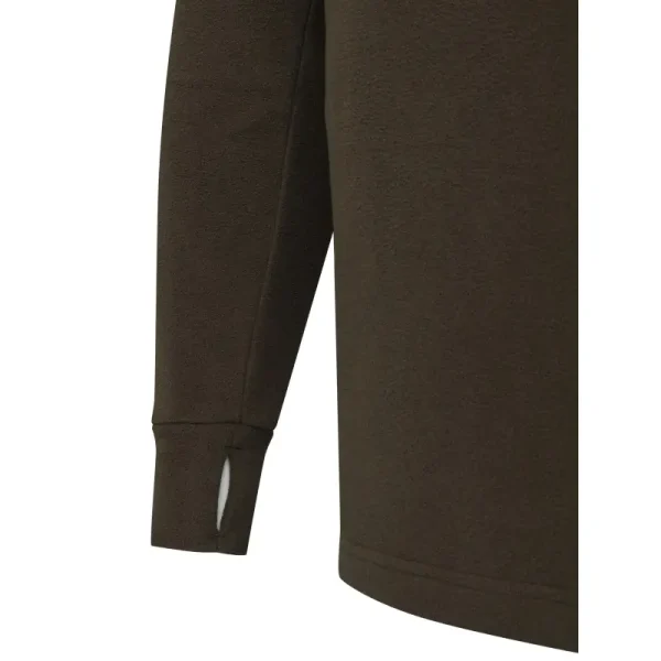 polar beretta hp logo half zip green moss