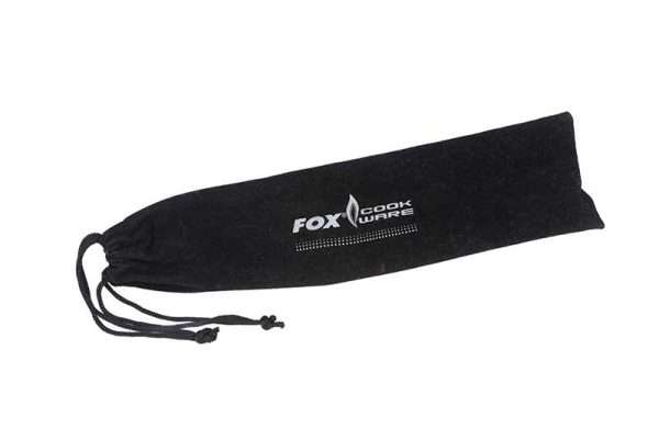 set cubiertos fox black stainless cutlery