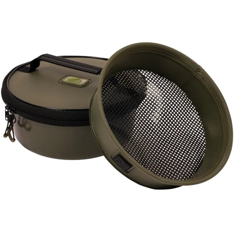 Cubo Korum EVA Groundbait con tamiz