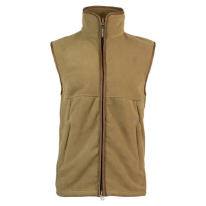chaleco fleece barley camel