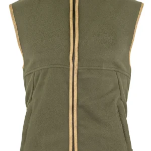 chaleco fleece dark olive