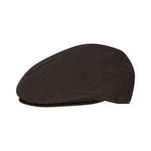 gorro wax belton flat cap brown