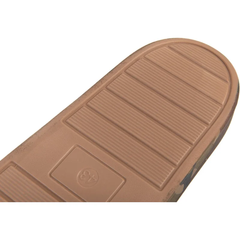 chancla fox slides camo khaki