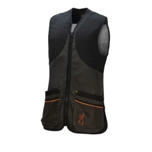 chaleco browning shooting vest classic grey tiro deportivo