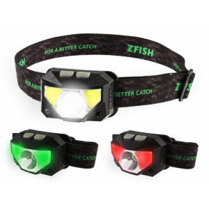 frontal zfish neonix 300 lumens linterna pesca nocturna