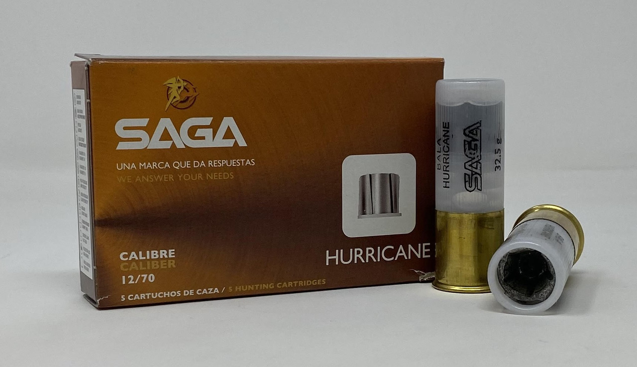cartucho bala saga hurricane cal 12