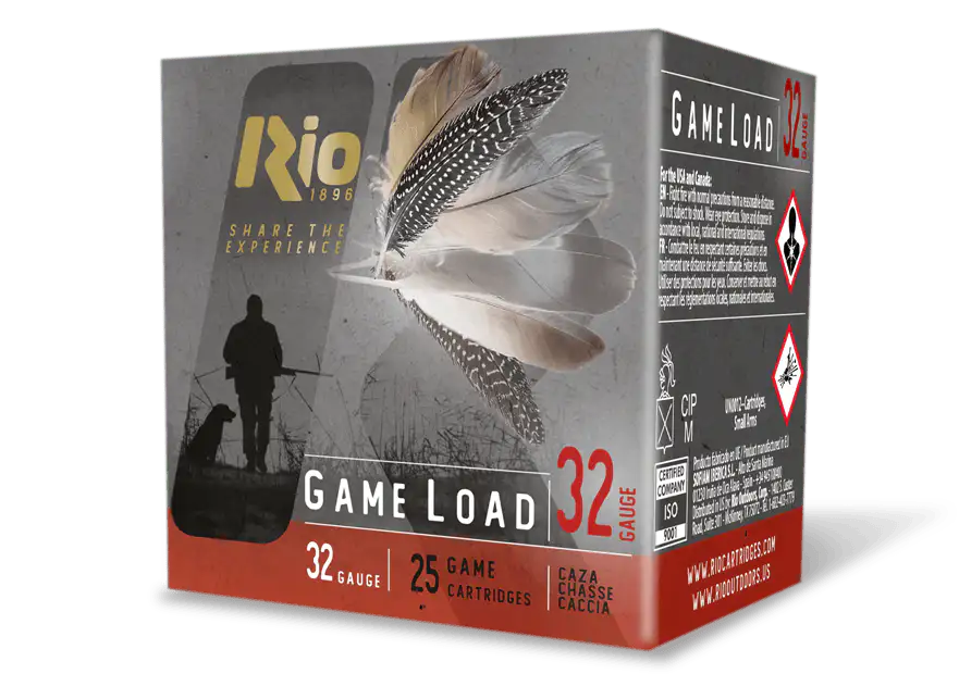 cartuchos rio cal 32 14 gr 65l