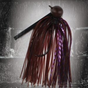 football jig 1/2oz cinnamon purple baitsfishing