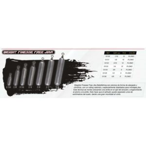plomos drop shot finesse 1/4oz baitsfishing