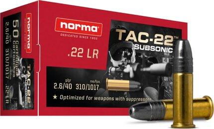 bala norma cal 22 tac 22 subsonic