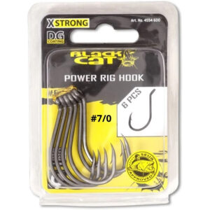 Anzuelo para siluro Black Cat 7/0 X Strong