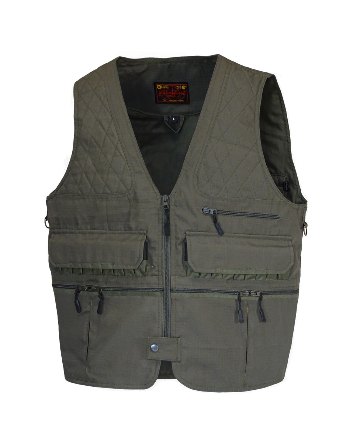 Chaleco caza Benisport Teleno doble morral